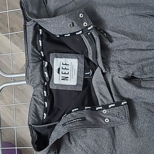 Neff Ski / Snowboard pants, Charcoal Gray, Mens Large, Very Good Condition